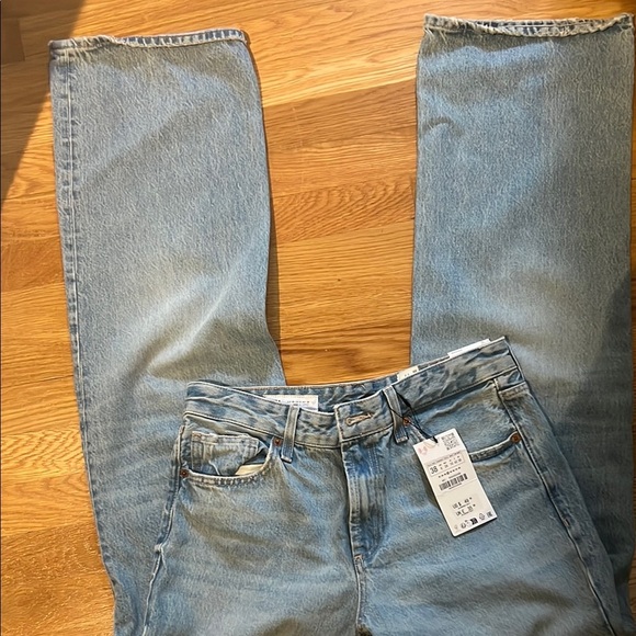 Zara Denim - Zara BNWT wide leg jeans, Sz 38